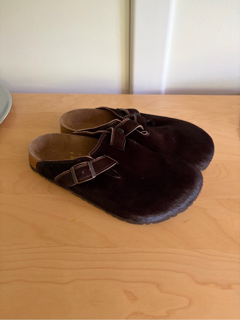 Birkenstock Papillio calf hair Boston clog 40 - Picture 3 of 4
